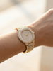 Minimalist Taş İşlemeli Gold Kadın Saat