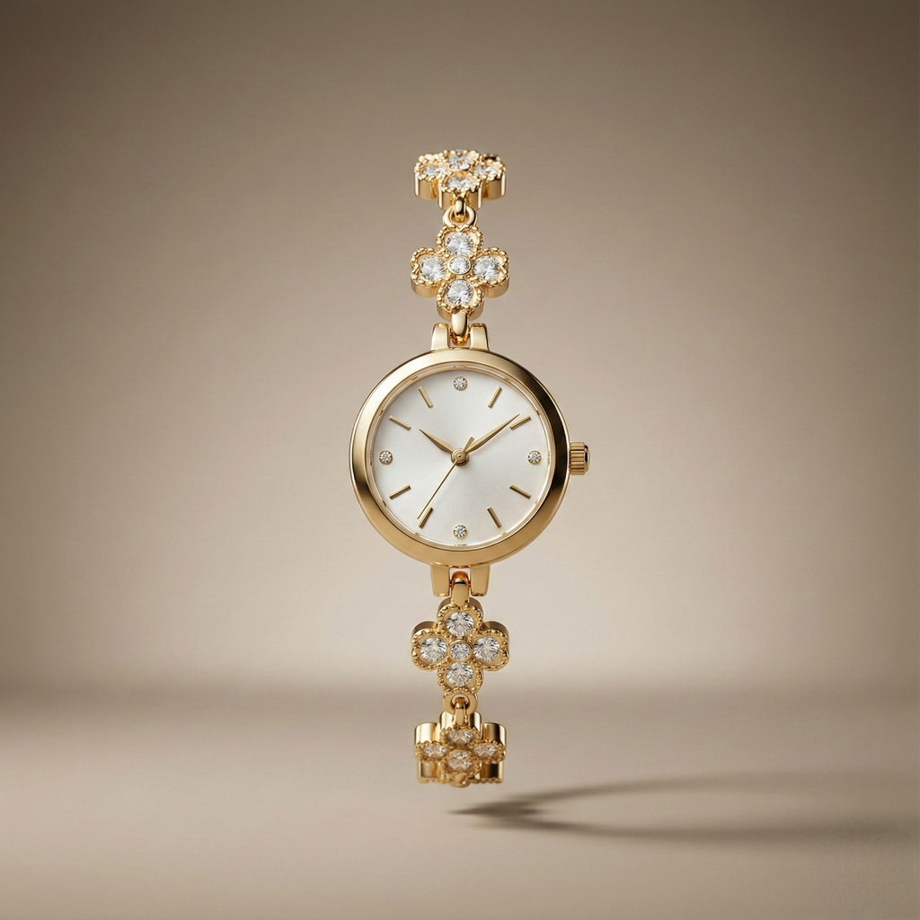 Minimalist Gold Detaylı Kadın Saat
