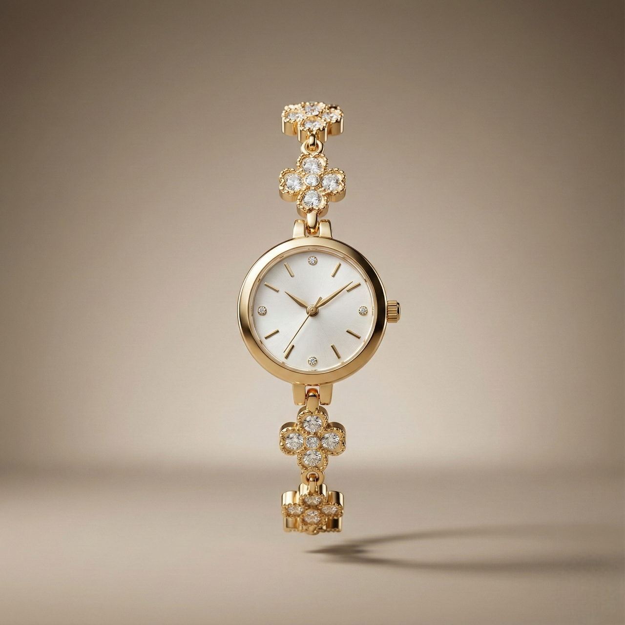 Minimalist Gold Detaylı Kadın Saat