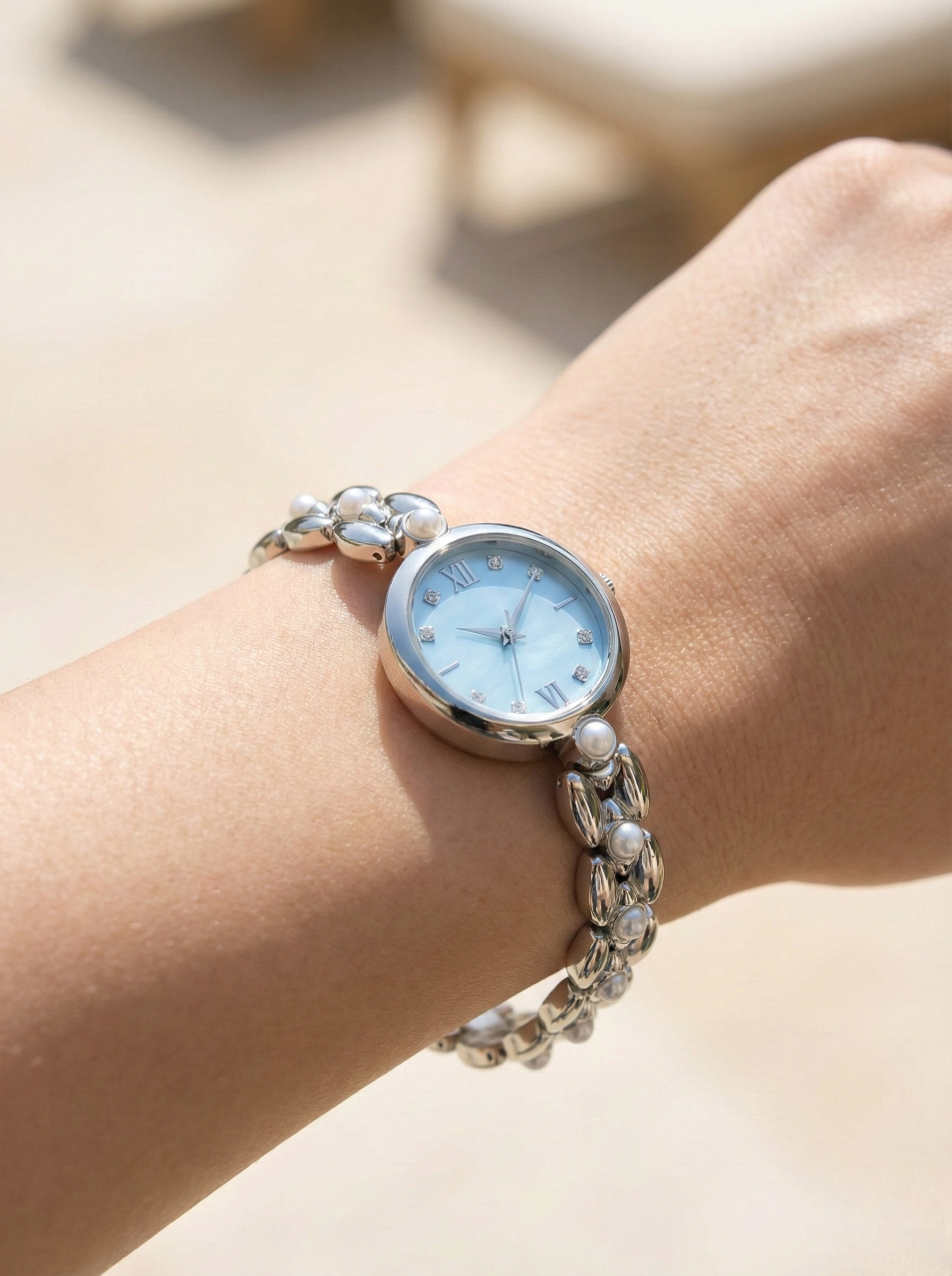 Minimalist Silver Kordonlu Kadın Saat