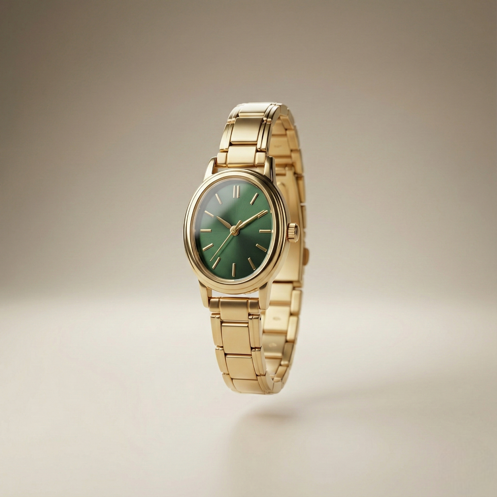 Minimalist Gold Detaylı Kadın Saat