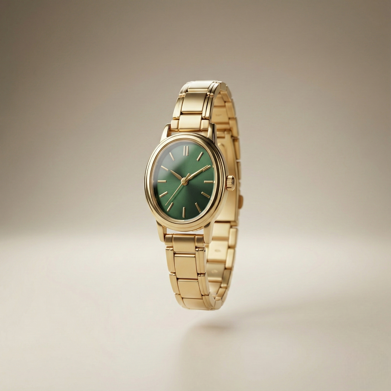 Minimalist Gold Detaylı Kadın Saat