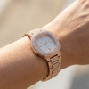 Minimalist Taş İşlemeli Rose Gold Kadın Saat