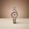 Minimalist Pembe Kadranlı Kadın Saat