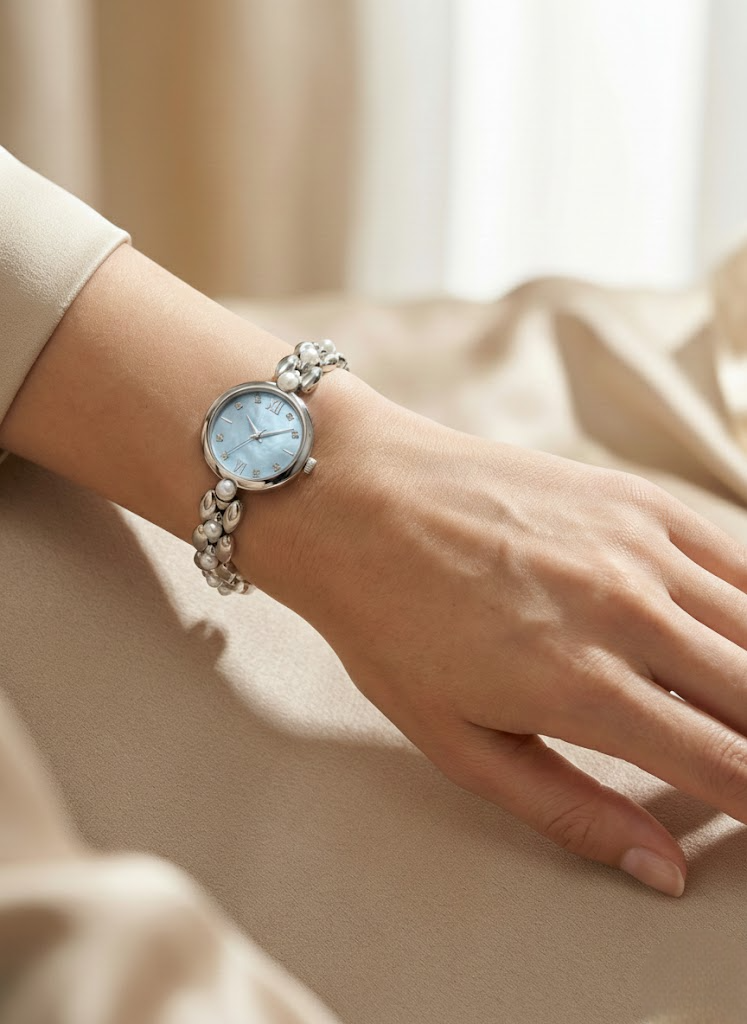 Minimalist Silver Kordonlu Kadın Saat